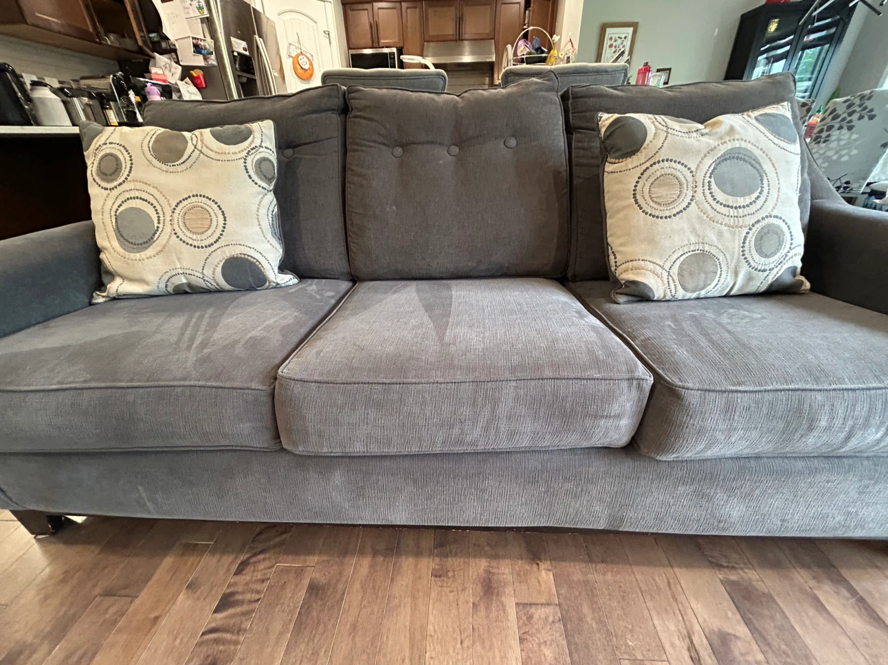 Grey Fabric Sofa - photo 2