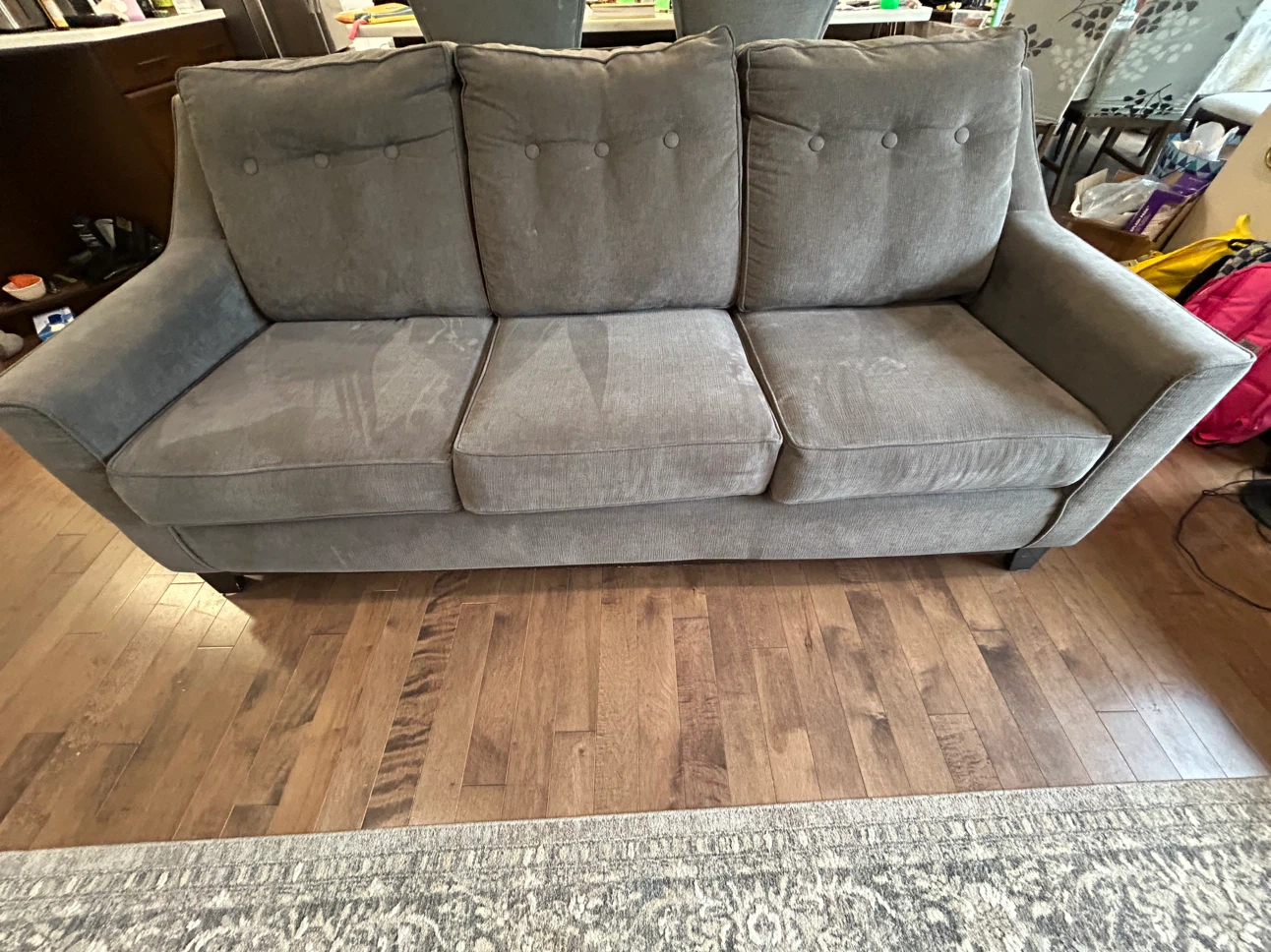 Grey Fabric Sofa - photo 3