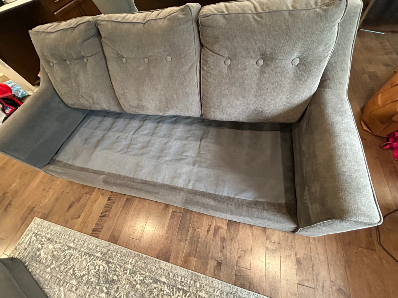 Grey Fabric Sofa - photo 4