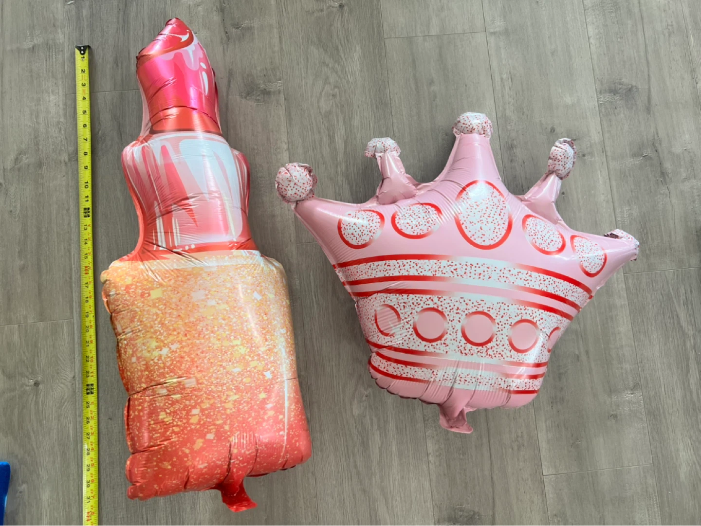 6 Foil Balloons Lipstick 💄 👑  Stars ⭐️ champagne 🍾 - photo 2
