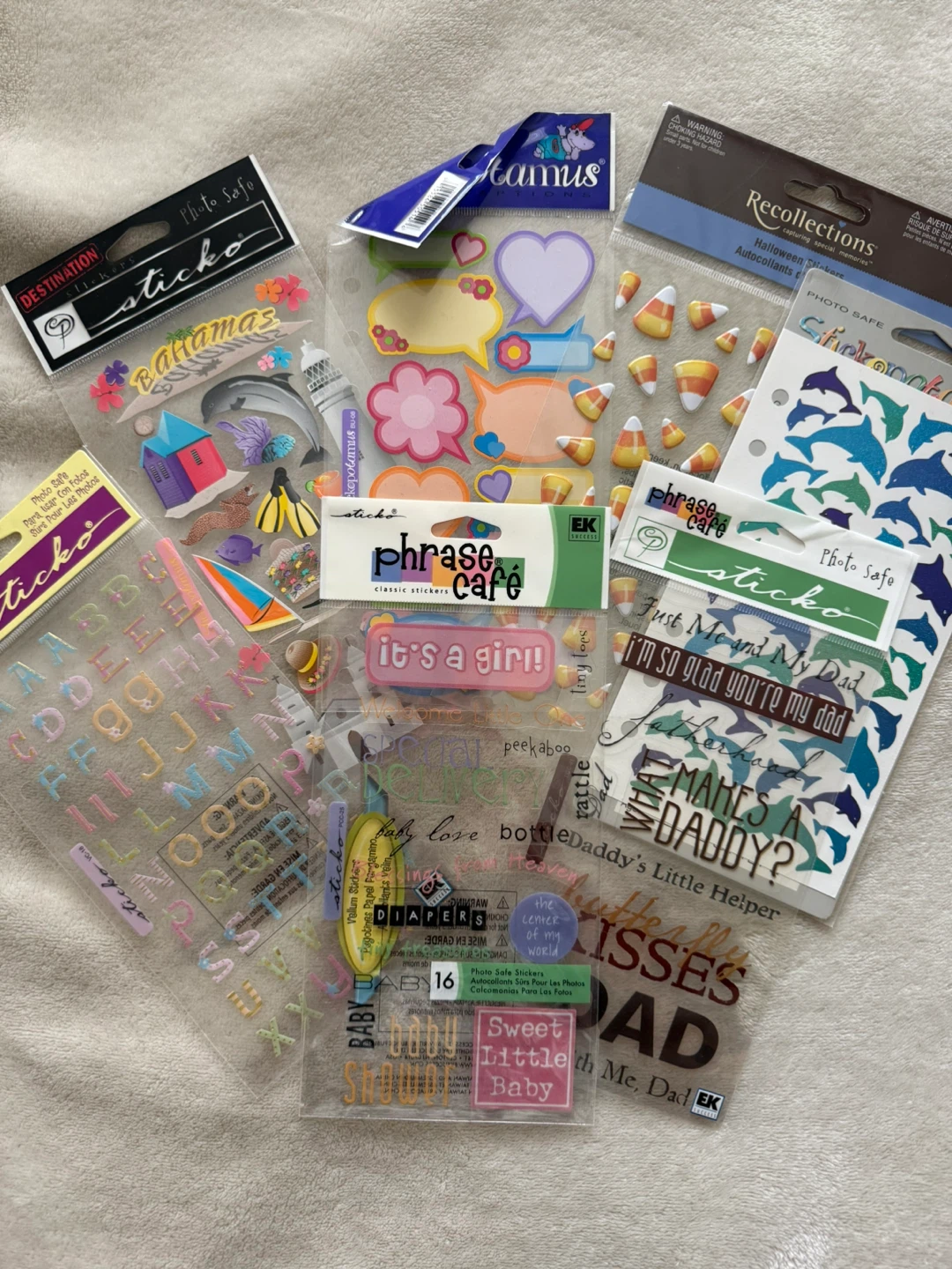 Sticker Sheets Lot (7pc)