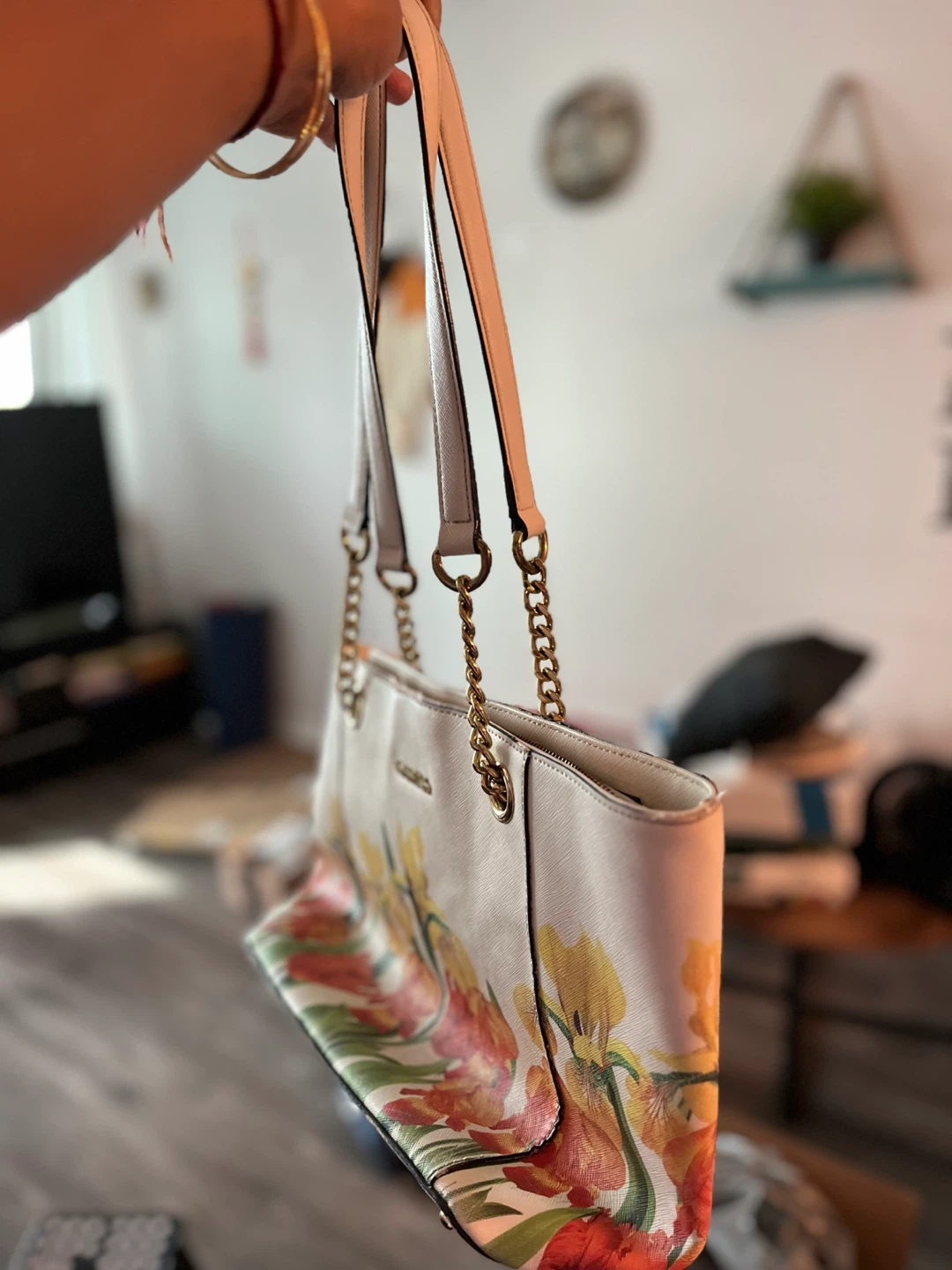 Calvin Klein Tote Bag with Floral Print - photo 2
