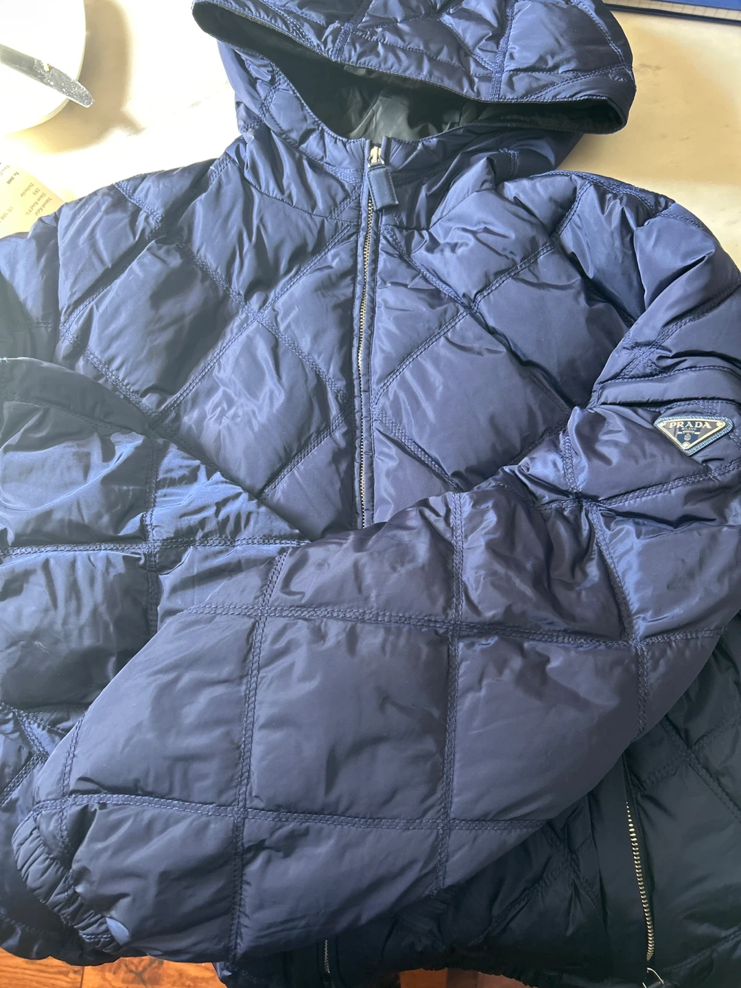 Prada Quilted Hooded Puffer Jacket - photo 2