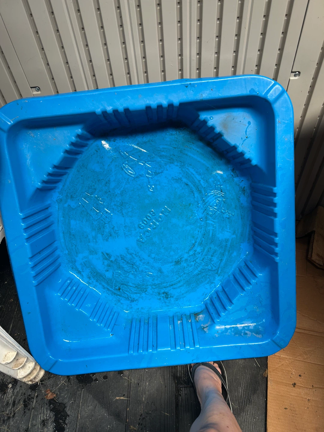 Tikes Blue Toddler Sand/water box -    one square meter in size