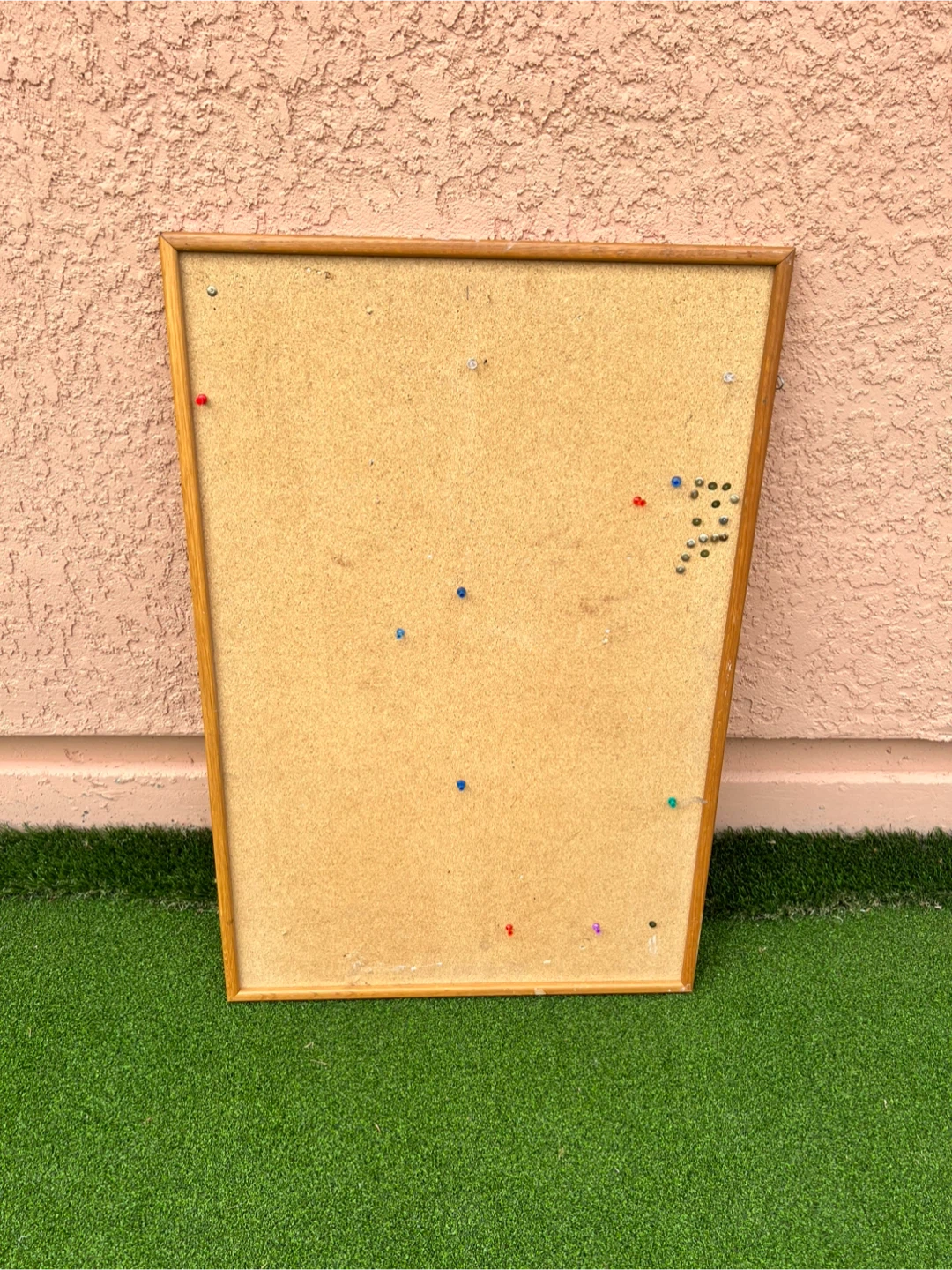 2’x3’ Wooden Framed Cork Bulletin Board