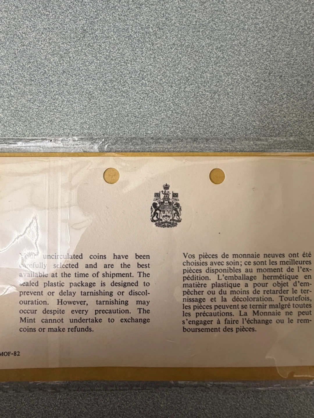 1969 Canadian Coin Set Uncirculated - photo 3