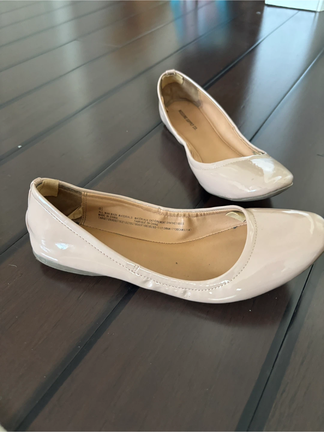 Mossimo Supply Co. Ballet Flats - Nude Patent - Size 7.5 - photo 2