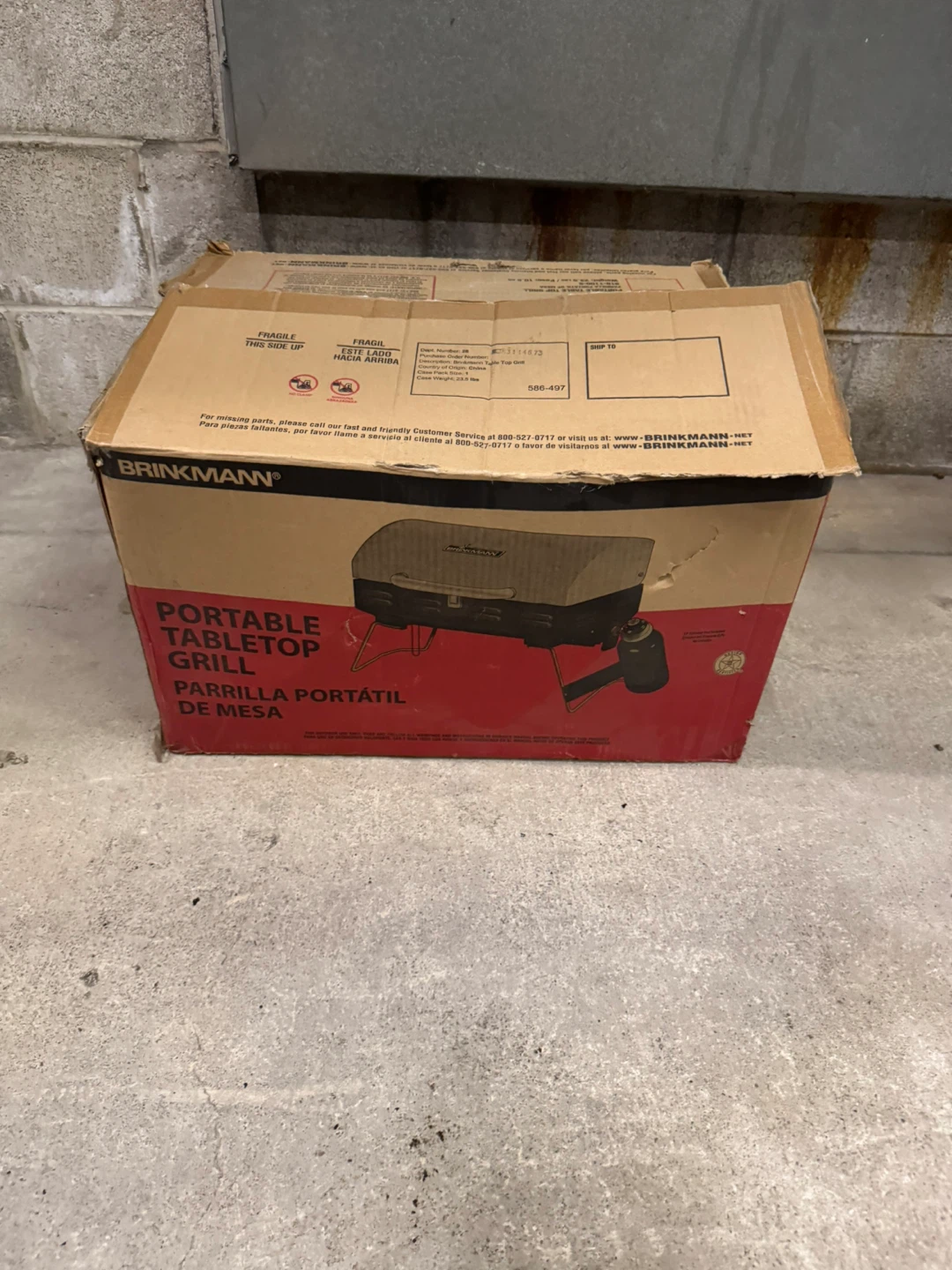 Brinkmann burner gas grill model 810-1100-s stainless steel - photo 3