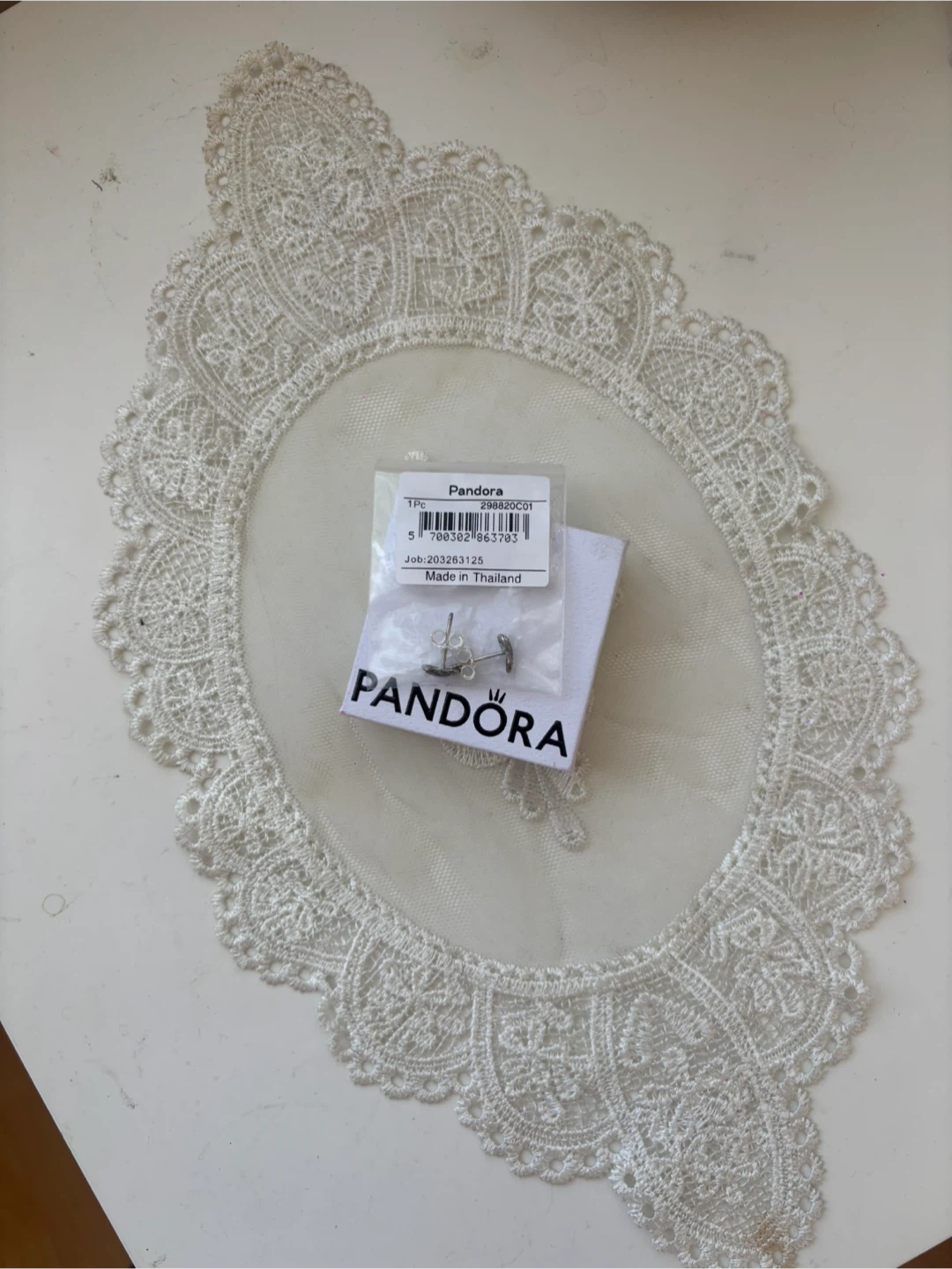 Pandora Sterling Silver Infinity Stud Earrings - photo 4