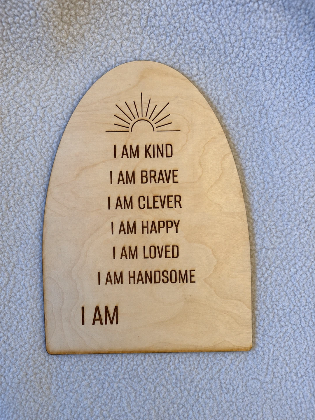 Personalized Affirmation Sign