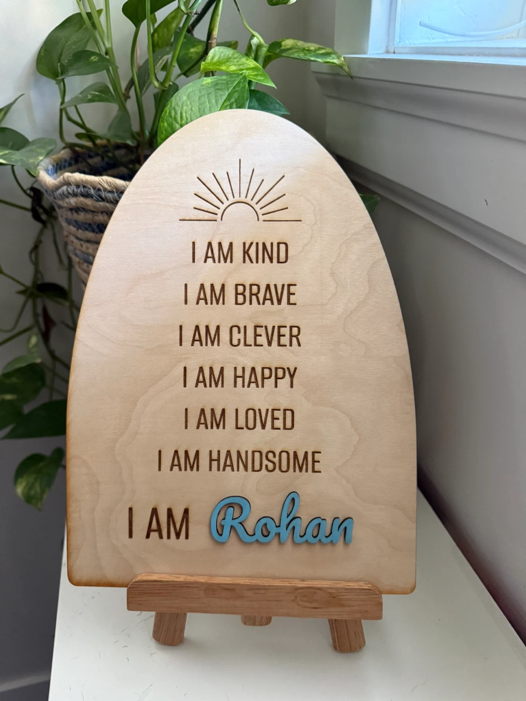 Personalized Affirmation Sign - photo 2