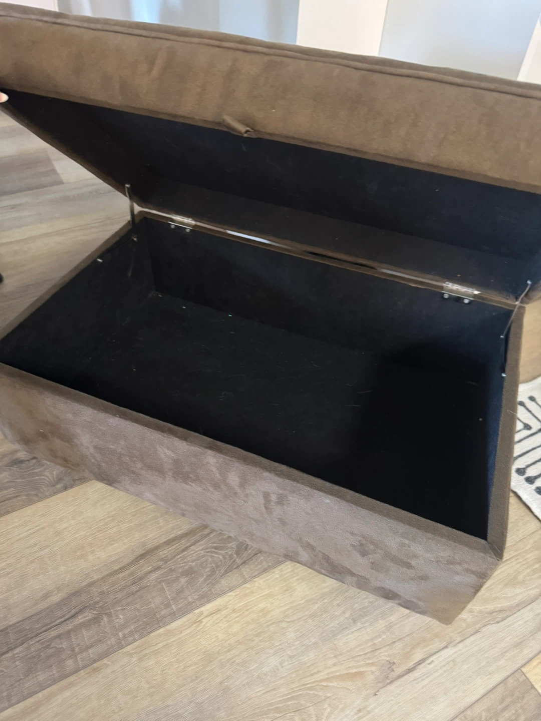 Brown Storage Ottoman - photo 2