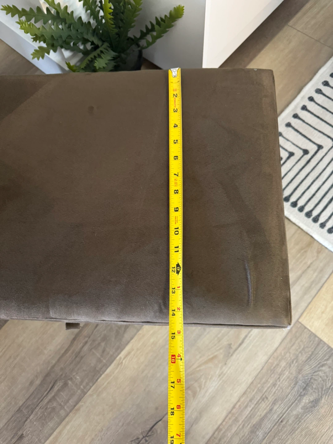 Brown Storage Ottoman - photo 3