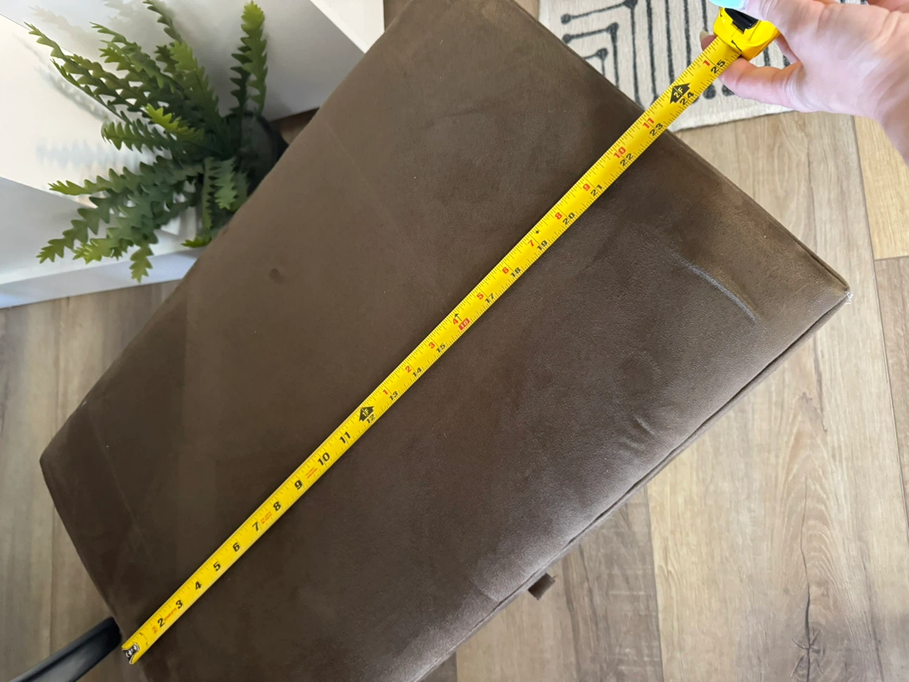 Brown Storage Ottoman - photo 5
