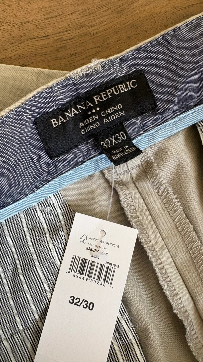 Banana Republic Mason Stretch Chino Pants 32x30 - photo 4