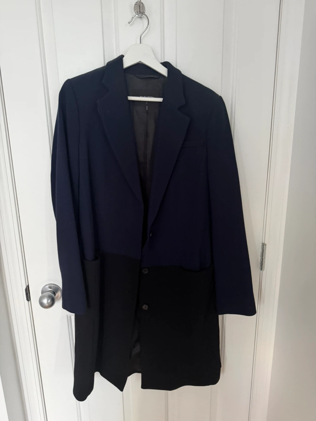 Aritzia Blazer Coat Navy/Black