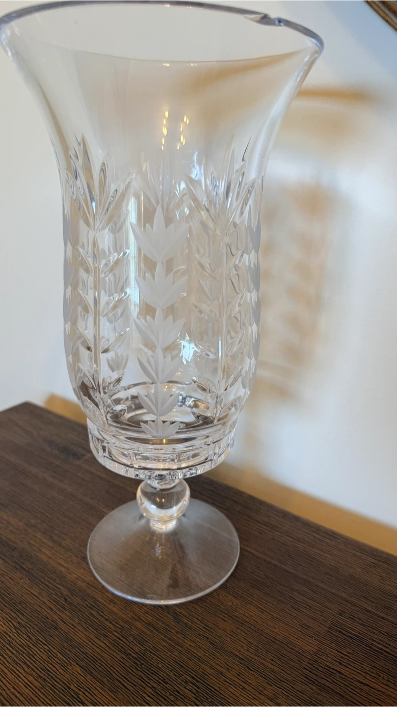 Set of 2 Clear Glass Hurricane Candle Holders - photo 3