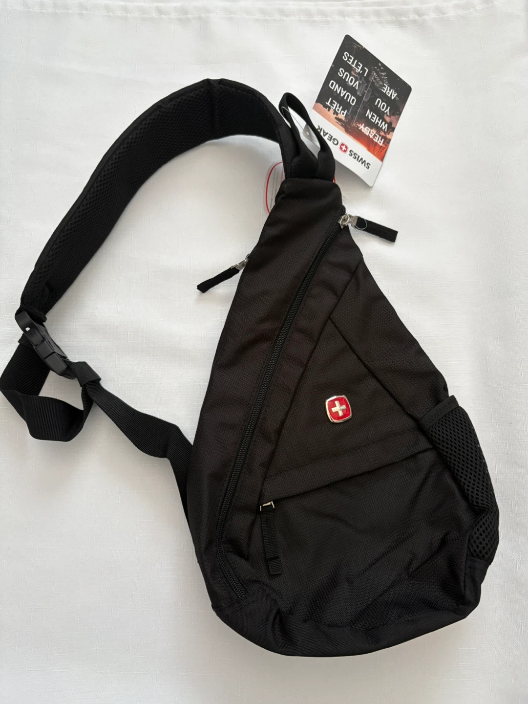 SWISS GEAR Black Sling Bag Backpack - photo 2