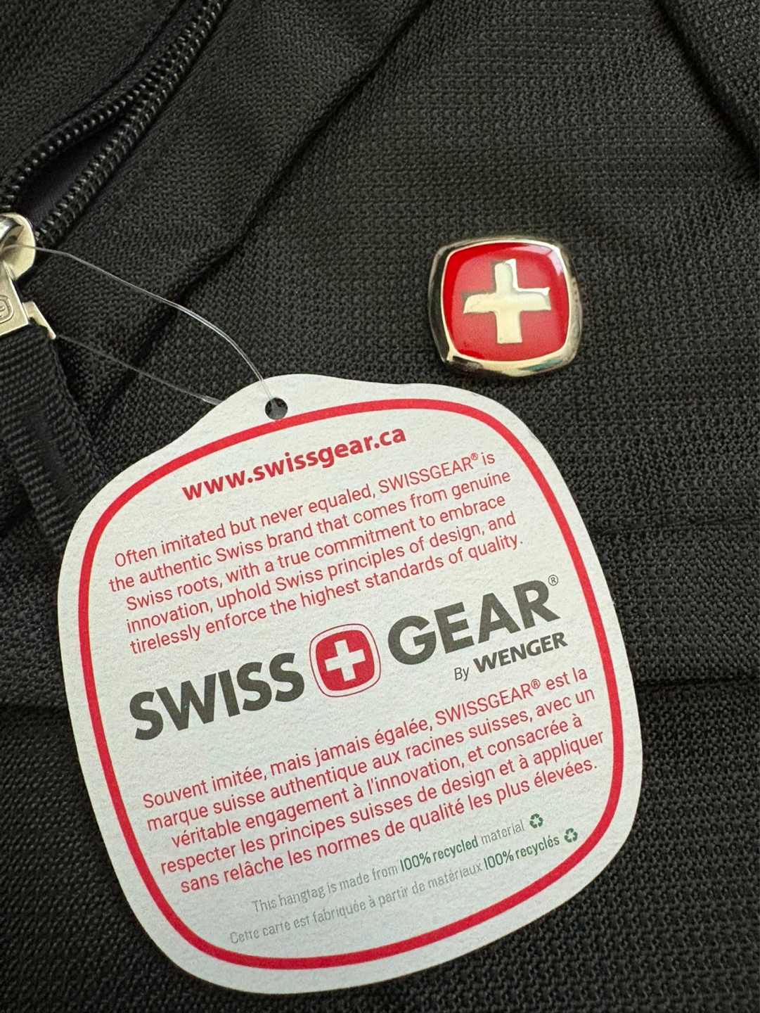 SWISS GEAR Black Sling Bag Backpack - photo 3