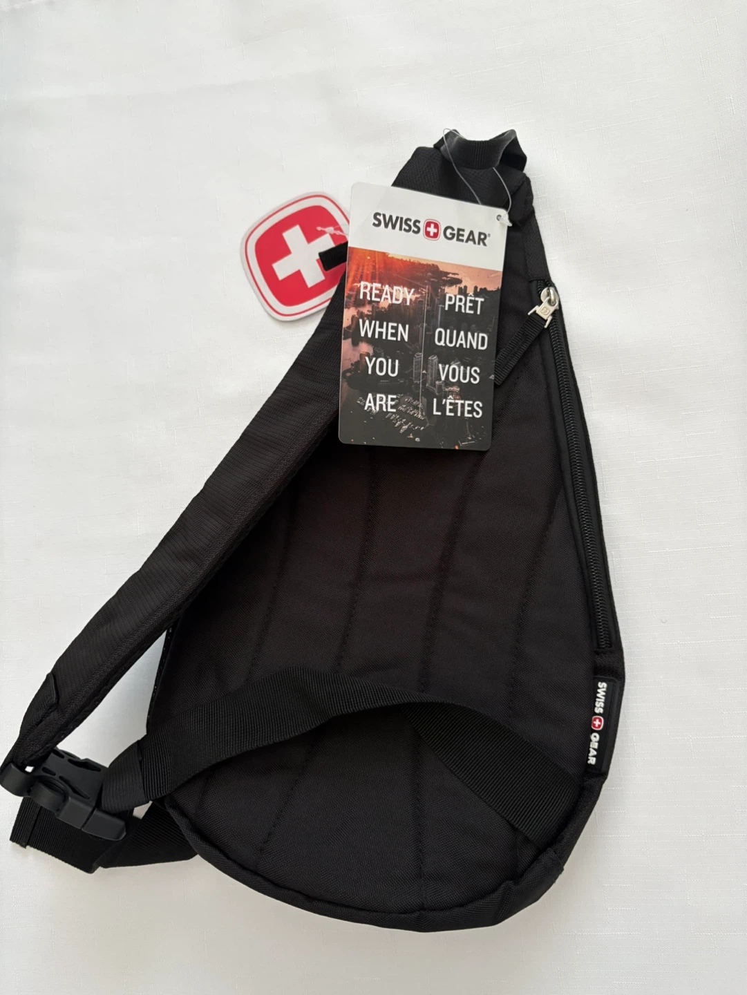 SWISS GEAR Black Sling Bag Backpack - photo 4