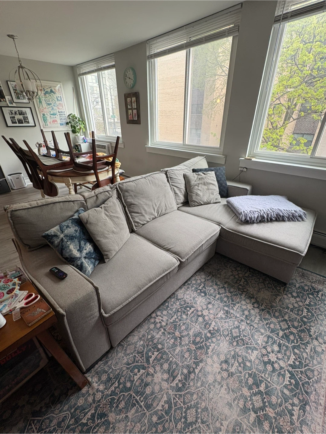 Sectional Sofa with Storage & Pullout - photo 4