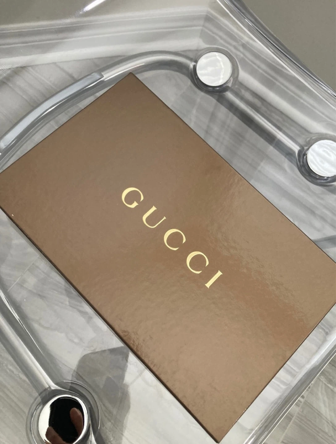Black Gucci GG Monogram Pouch Bag