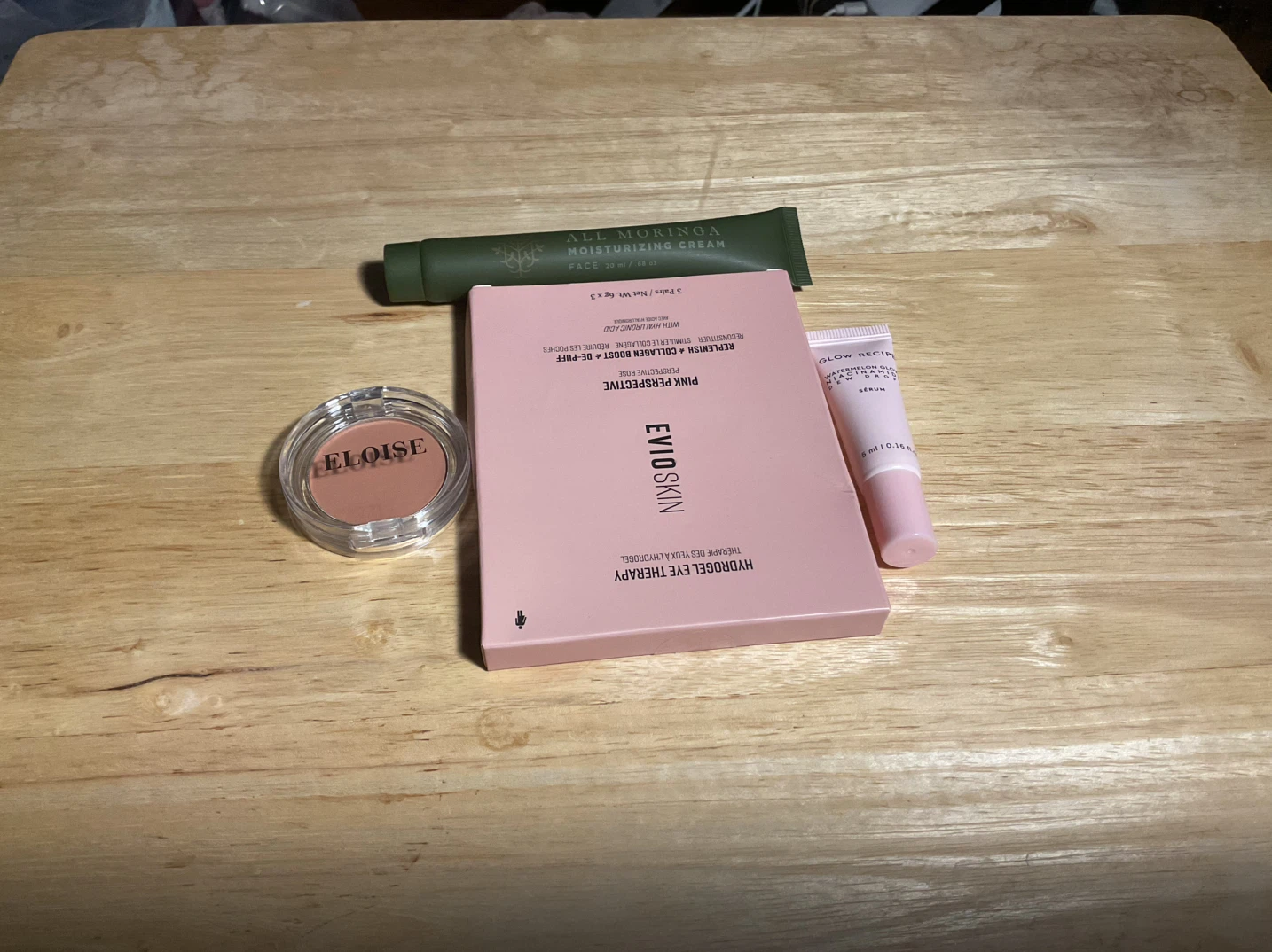 New Beauty Bundle: Glow Recipe, Eloise Blush, Evio Eye Patches
