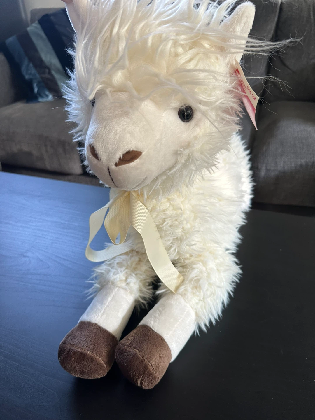 Large White Alpaca/Llama Plush
