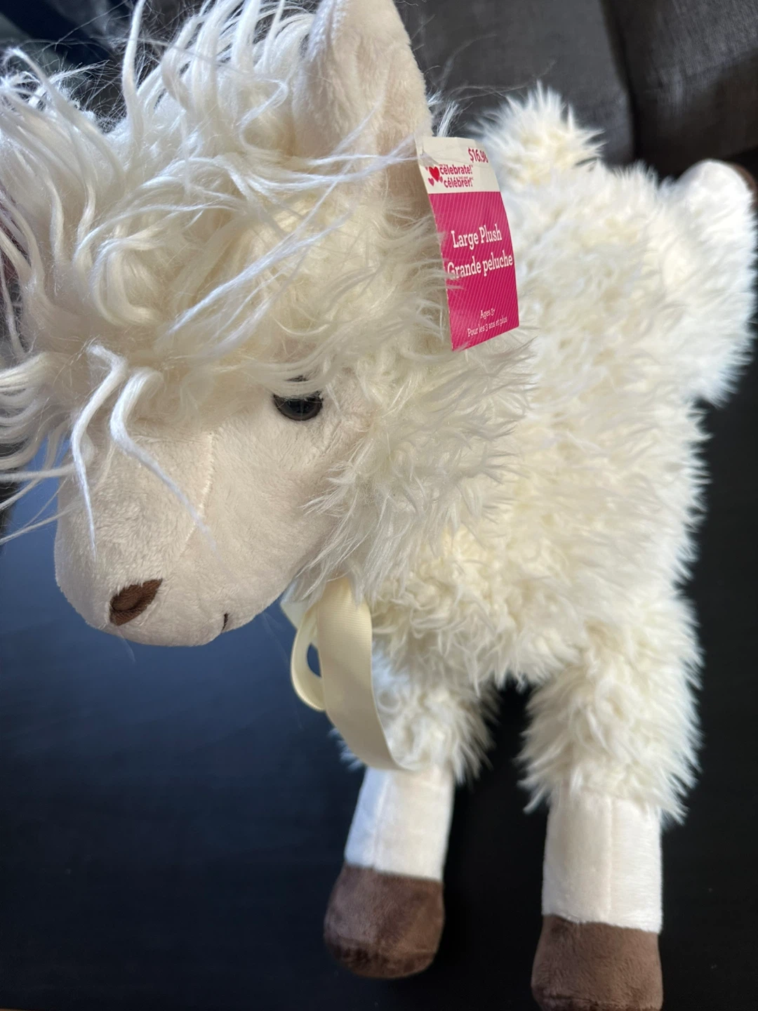 Large White Alpaca/Llama Plush - photo 2