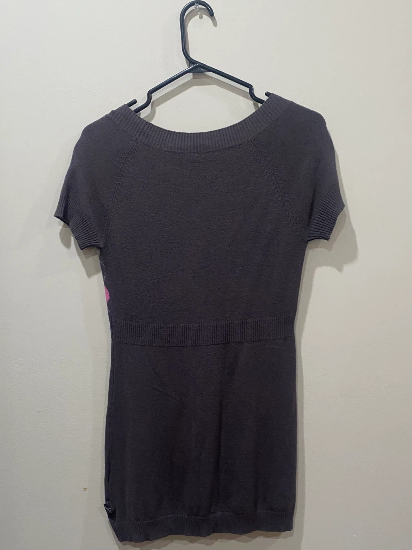 Vintage Y2K Garage Argyle Knit Babydoll Sweater - photo 2