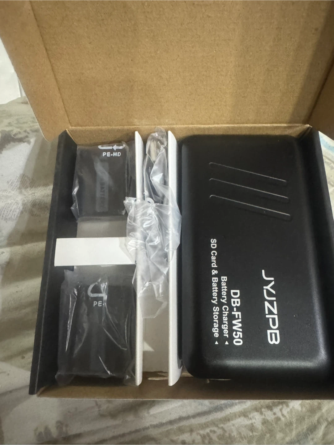 FW50 Dual Battery Charger with 2 SD Card Slots