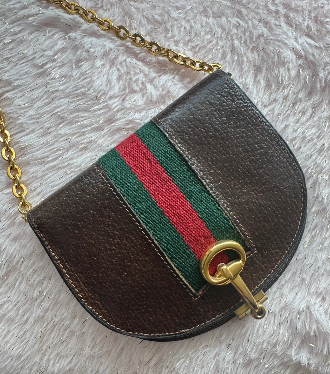 Vintage Gucci Brown Leather Wallet