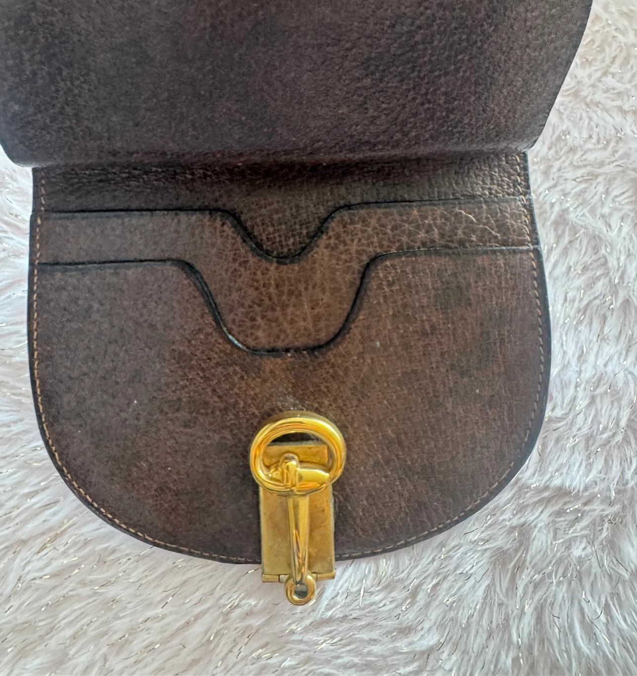 Vintage Gucci Brown Leather Wallet - photo 2