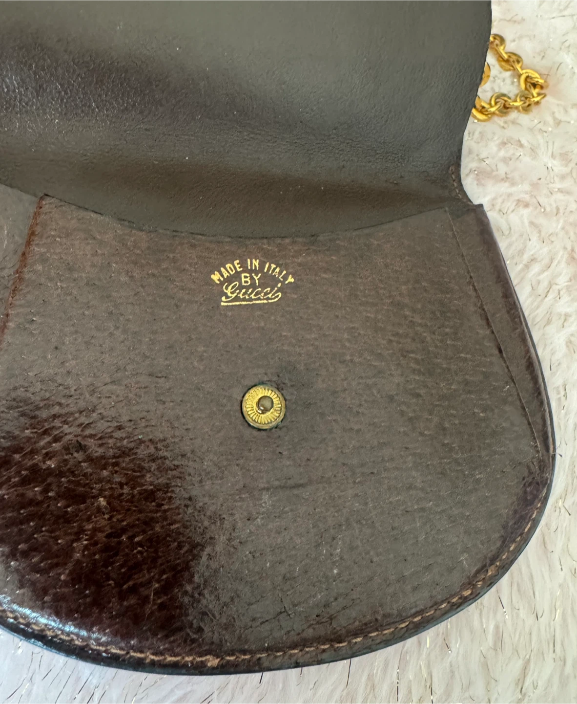 Vintage Gucci Brown Leather Wallet - photo 5