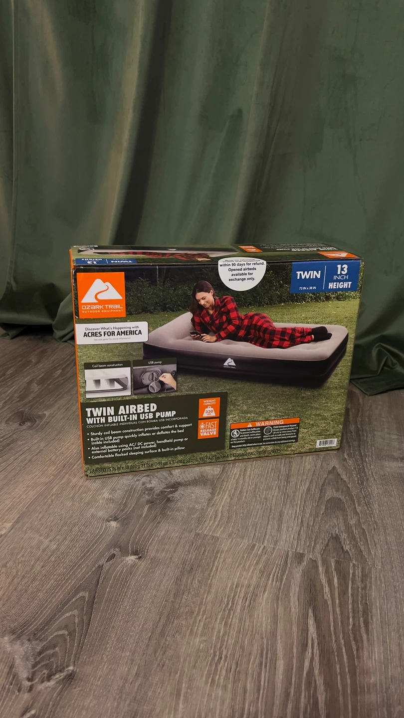 Twin Airbed with Built-in USB Pump - photo 3