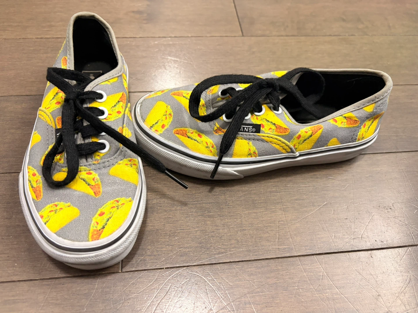 Kids Vans Taco Print Sneakers SIZE 13