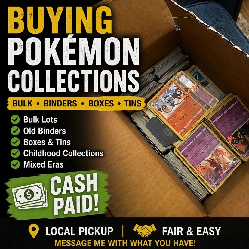 BUYING POKÉMON CARD COLLECTIONS – BULK, BINDERS & BOXES
