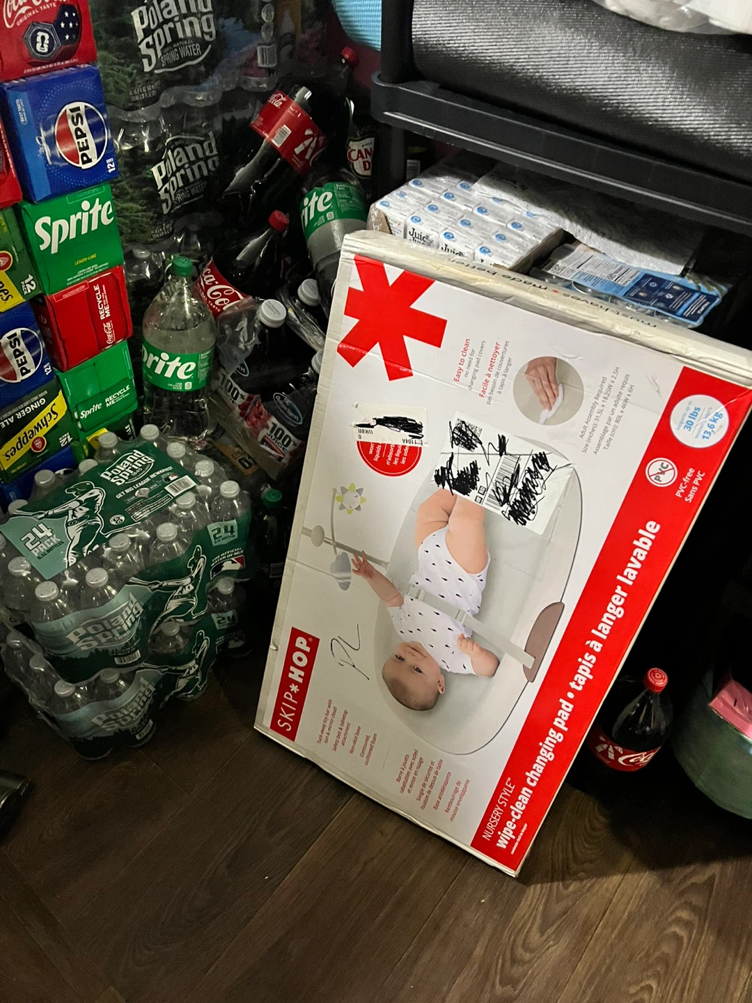 Skip hop changing pad