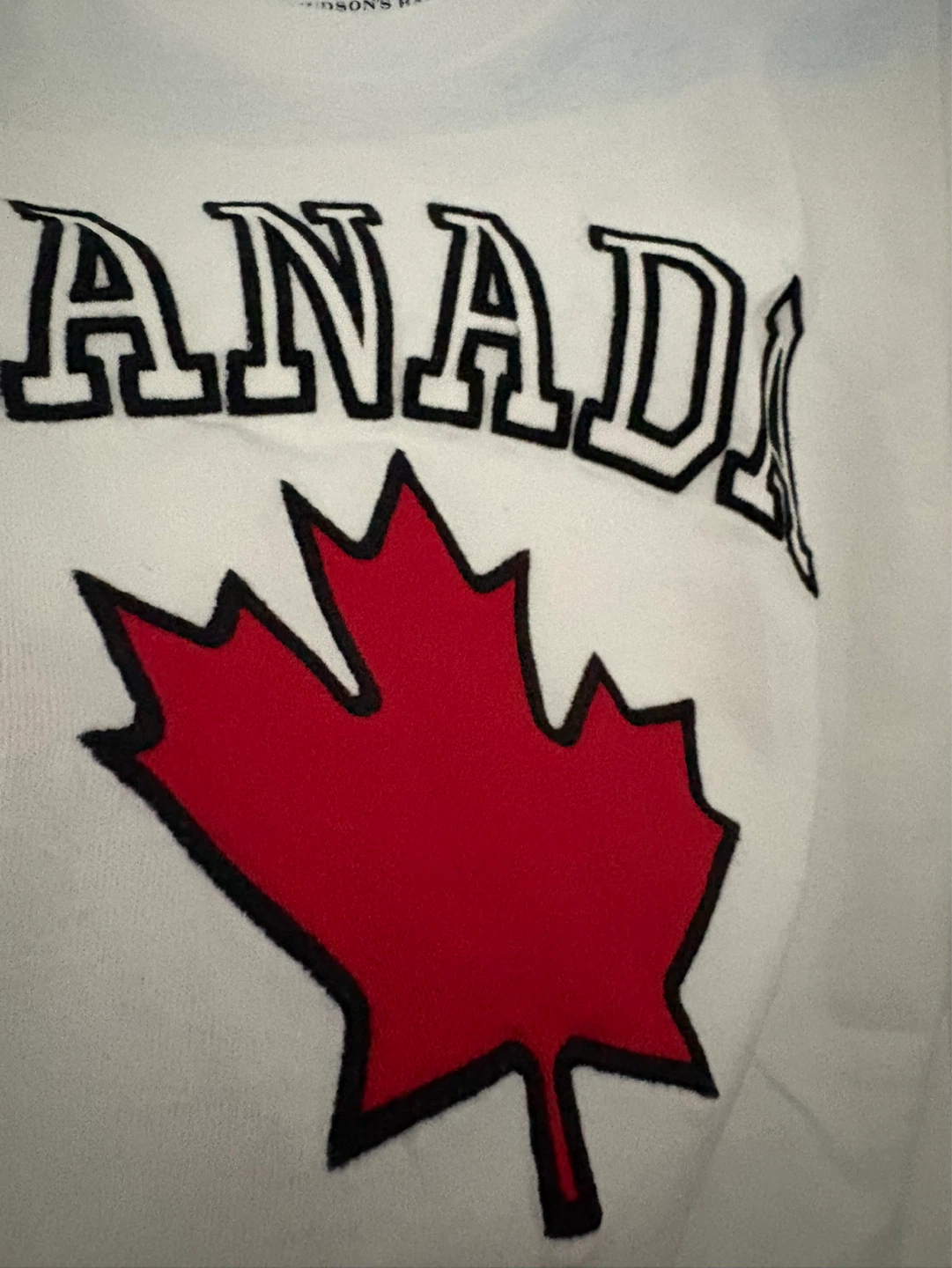 Hudson's Bay White Canada Maple Leaf T-Shirt Size 8 - photo 2
