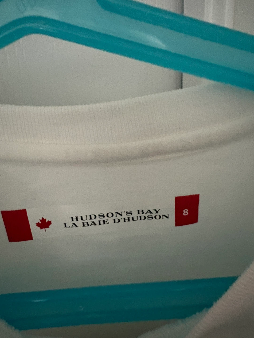 Hudson's Bay White Canada Maple Leaf T-Shirt Size 8 - photo 3