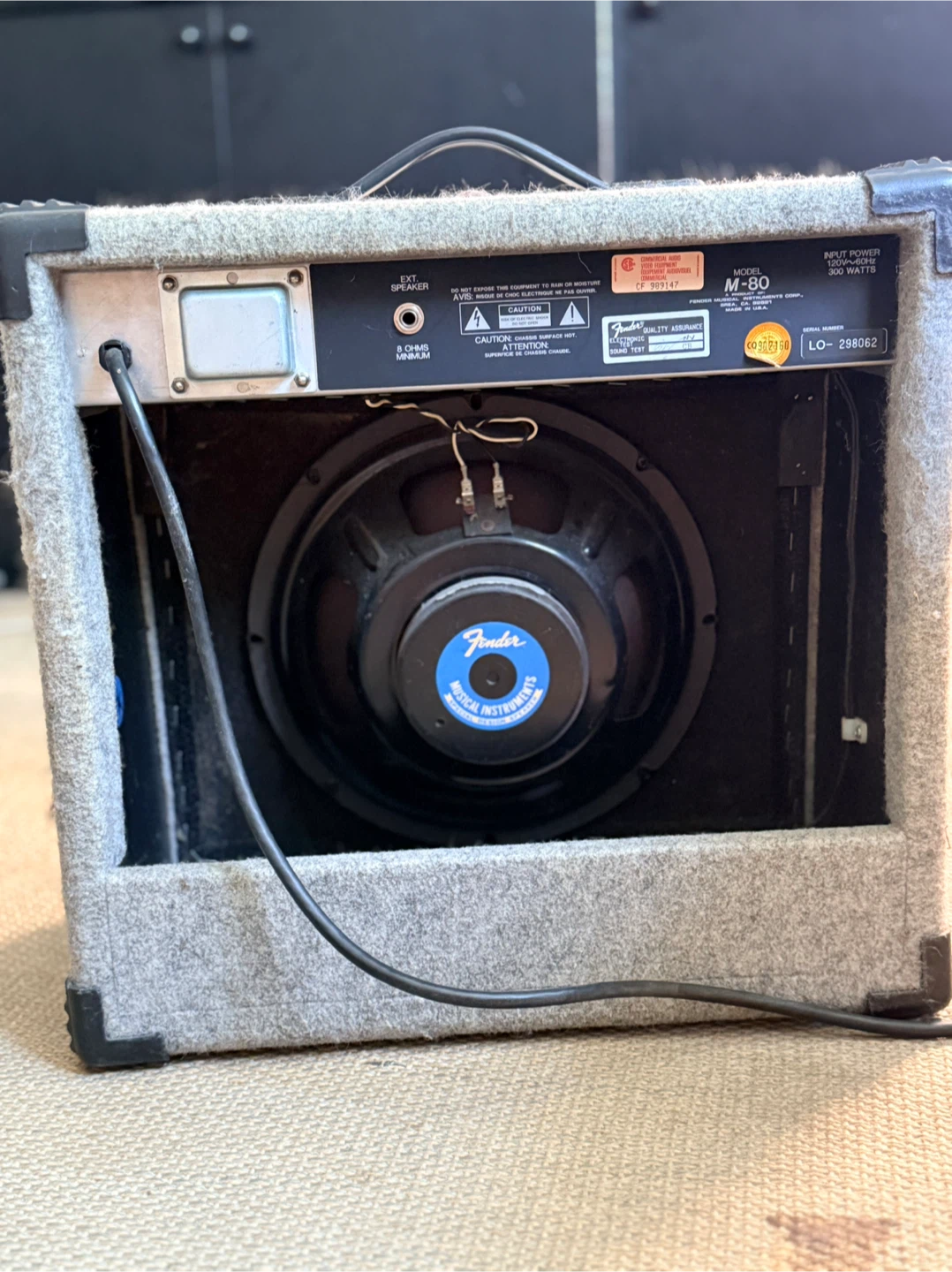 Fender M-80 Guitar Amplifier - photo 3
