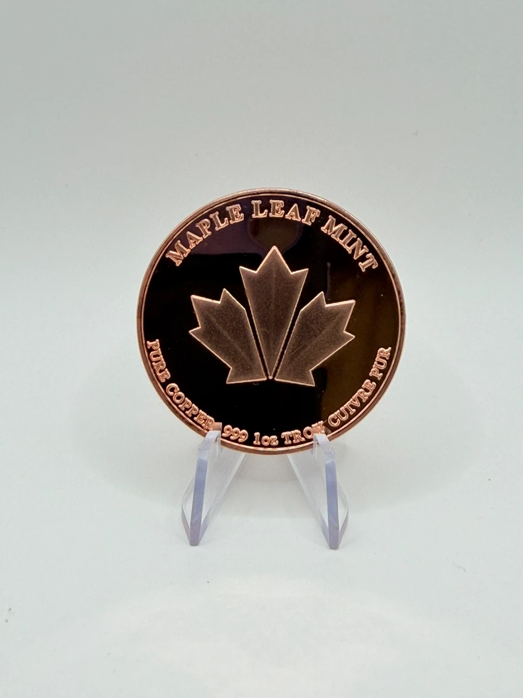 Maple Leaf Mint Pure Copper 1 oz Coin - Various Designs - photo 2