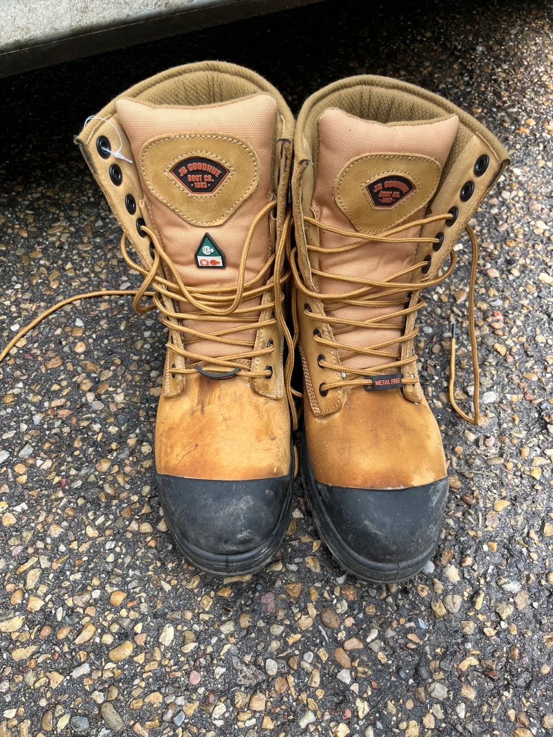 JC Goodhue Boot Co. Work Boots used for two weeks - photo 4
