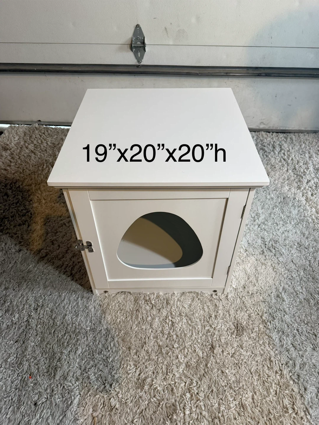 White Cat Litter Box - photo 4