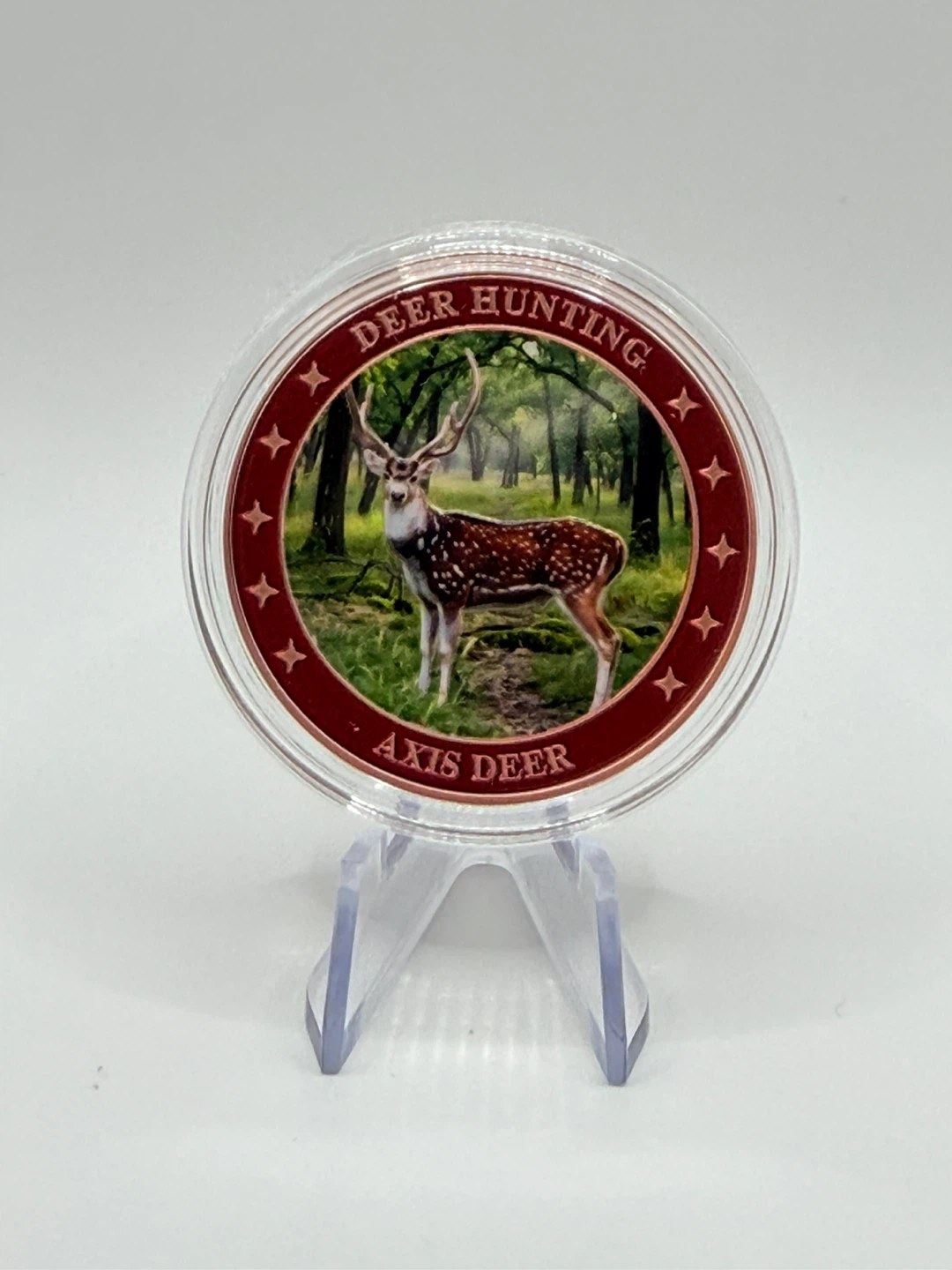 Maple Leaf Mint Deer Hunting 1oz .999 Colorized Fine Copper