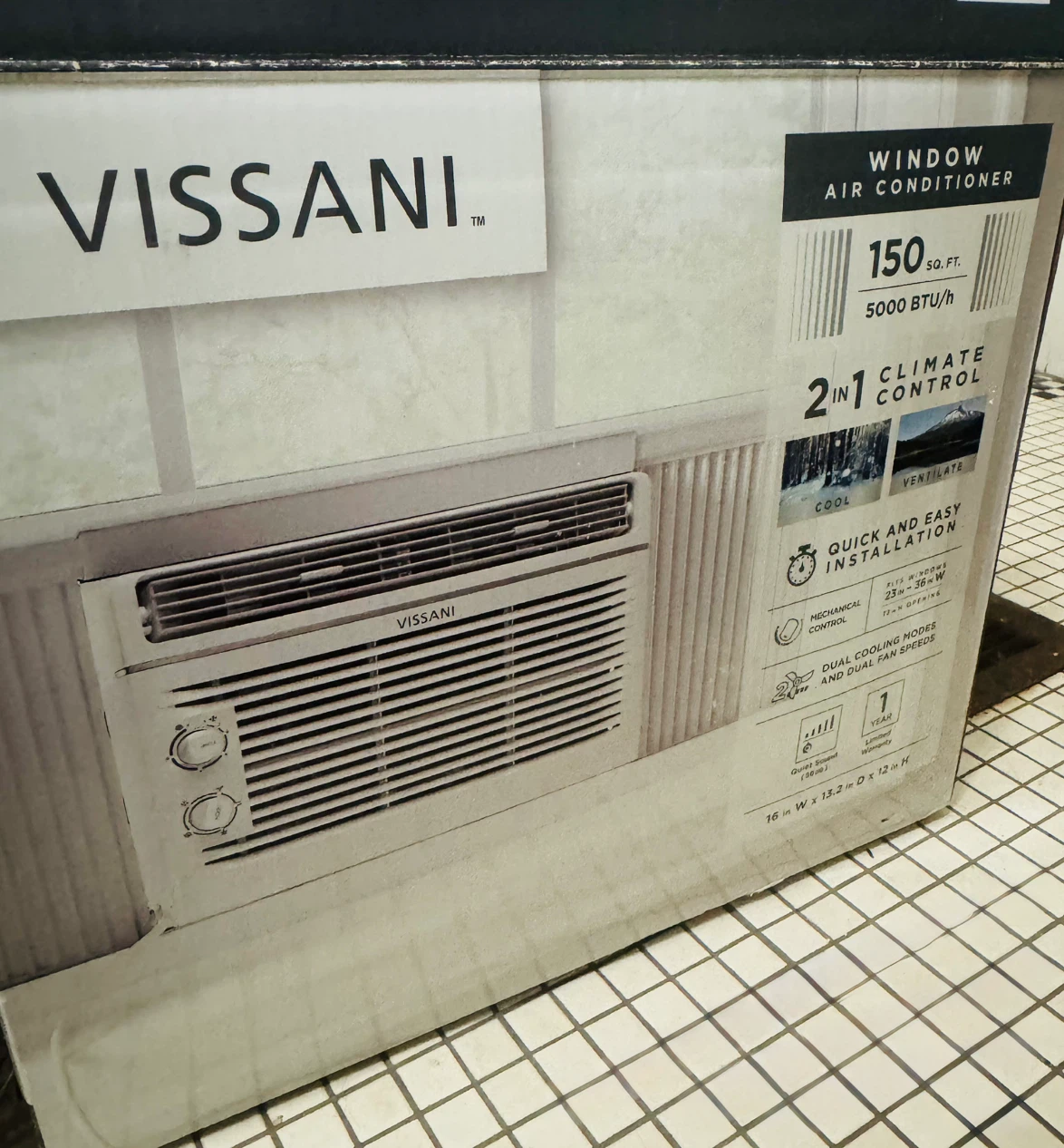 Vissani Window Air Conditioner