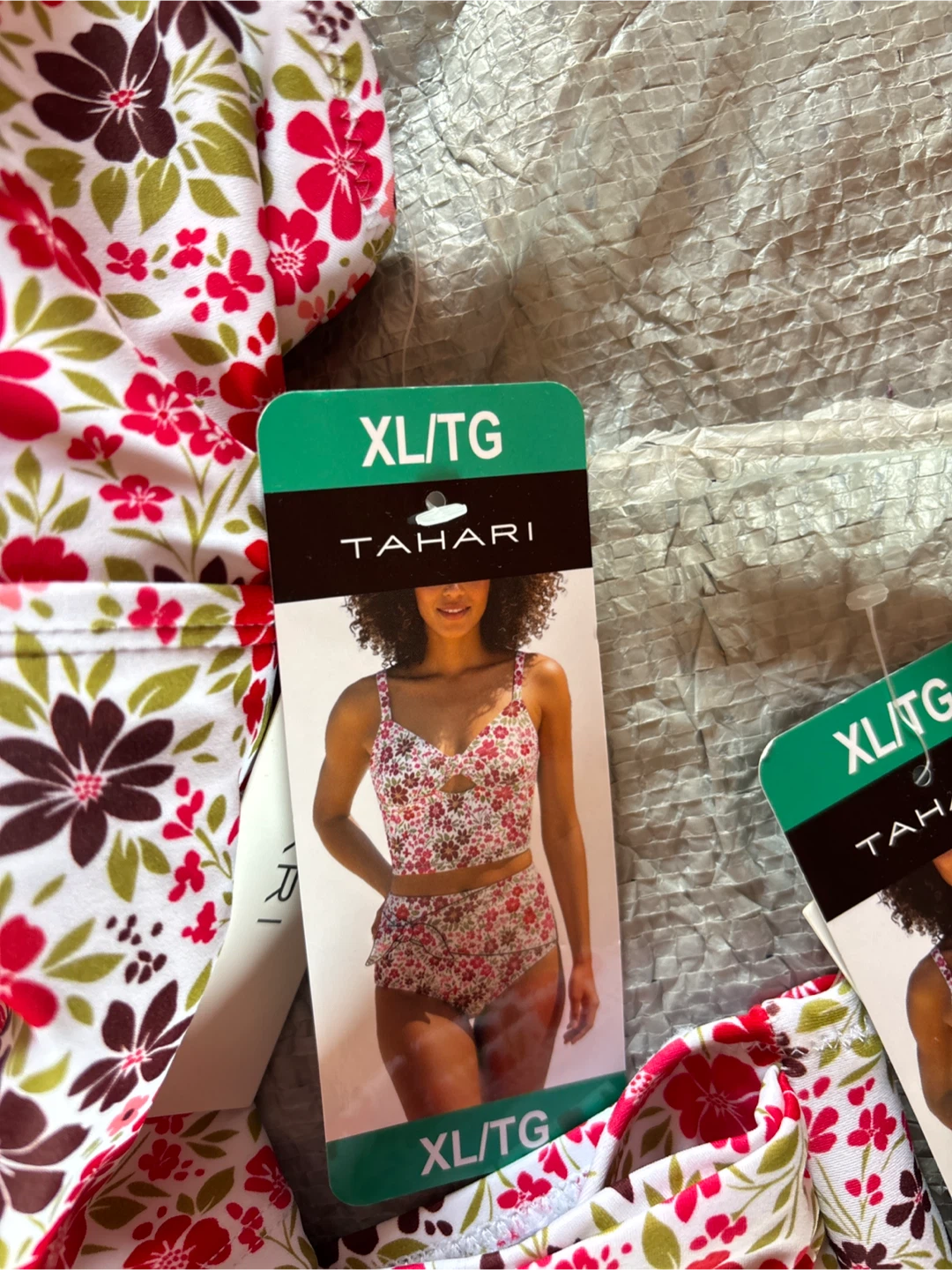 Tahari Floral Bikini Set XL/TG - photo 2