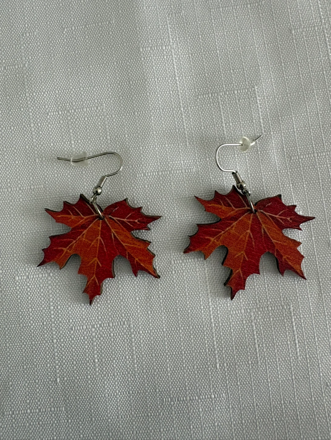 Canadian Maple Leaf Earrings - photo 2