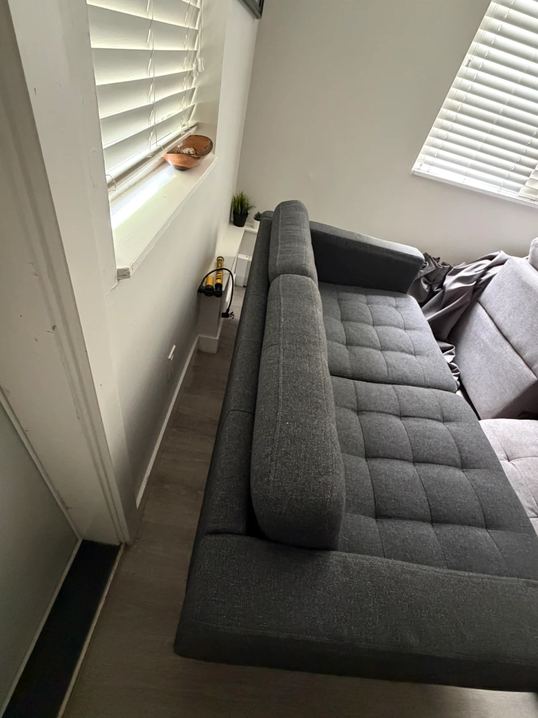IKEA MORABO Loveseat - Dark Gray/Metal - photo 3
