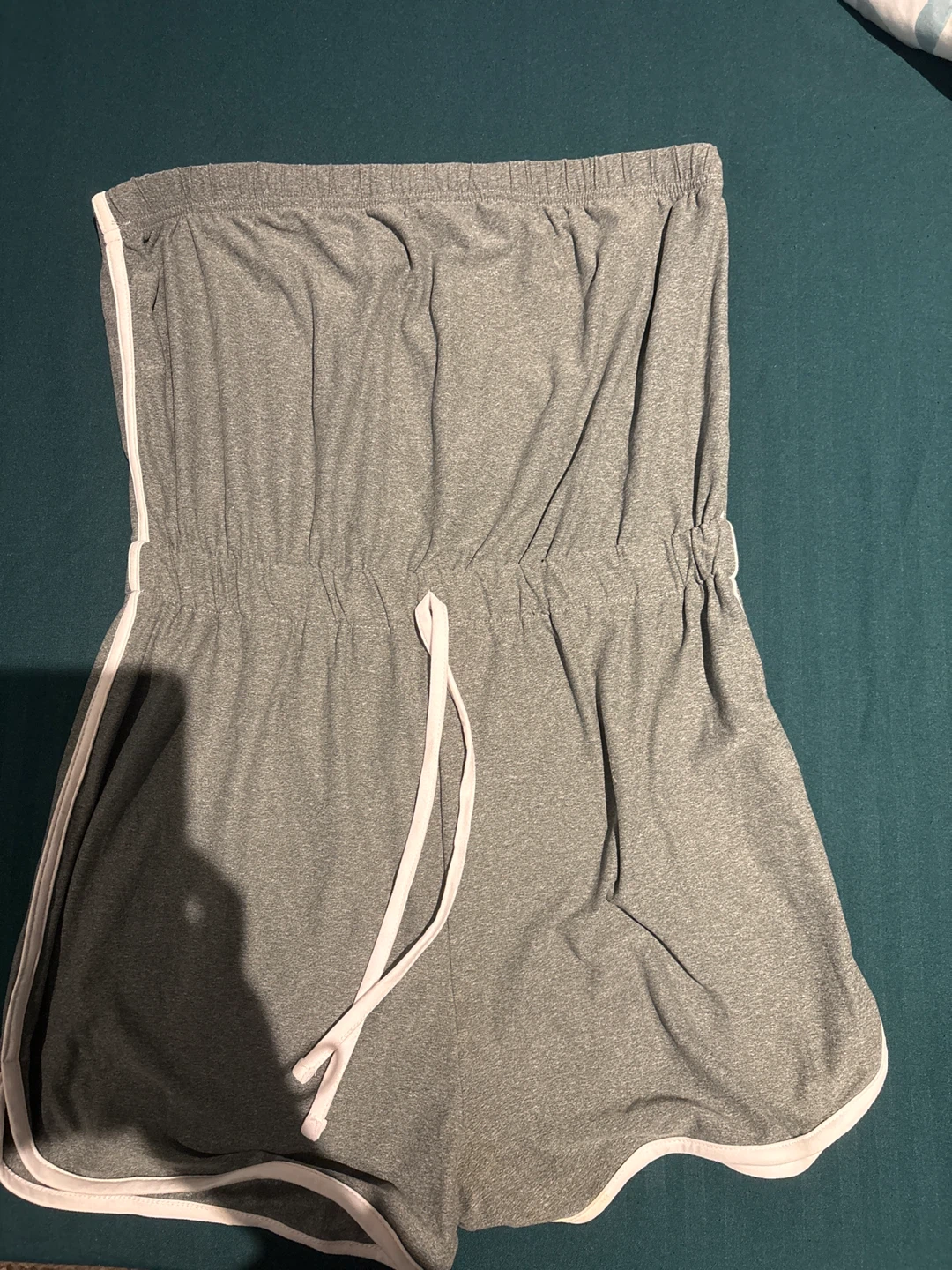 Grey Strapless Romper - photo 2